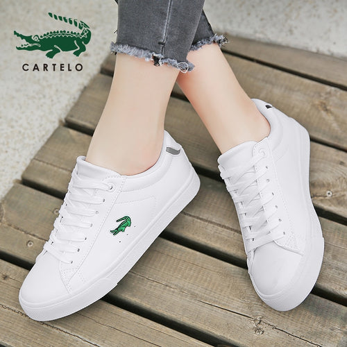 CARTELO women's shoes fashion small white shoes breathable wild shoes